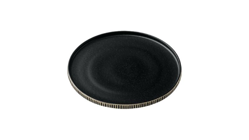 7011271/000628 NARA BLACK&WHITE KROŽNIK DESERTNI 21cm