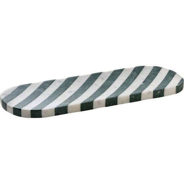 7312032 SPOTLIGHTS OVAL ZELENO-BEL 32x12cm
