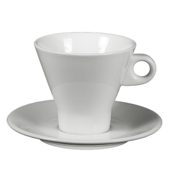 CACAO SKODELICA ZA BELO KAVO + PODSTAVEK