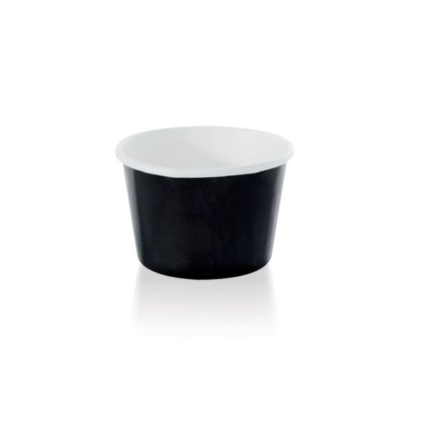 FP POSODICA ZA SLADOLED ČRNA 100ml 74x38mm 50/1 210POC81N
