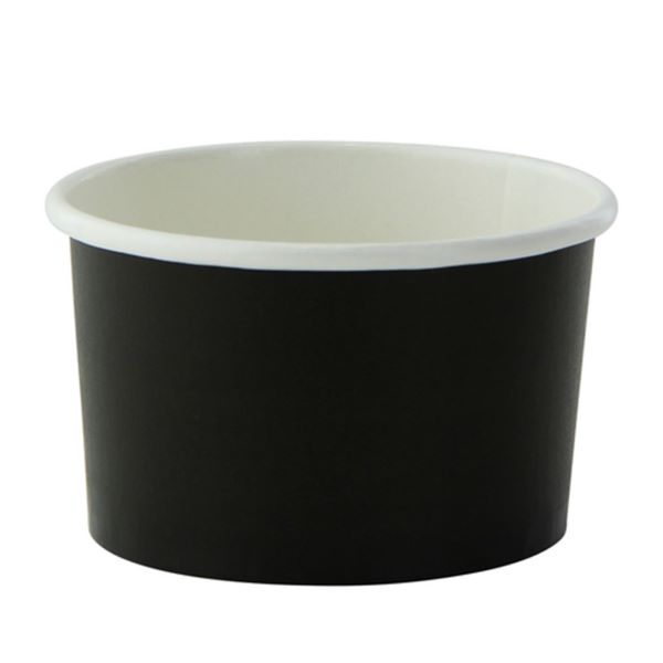 FP POSODICA ZA SLADOLED ČRNA 60ml 62x35mm 50/1 210POC60N