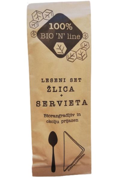 GRT LESENA ŽLICA+SERVIETA 500/1