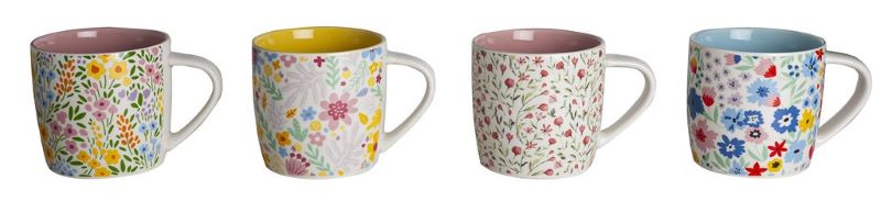 GRT LONČKOV 4/1 H BOX PASTELNE ROŽICE