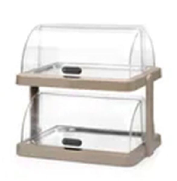 H HLADILNA VITRINA DVOJNA Z ROLO POKROVOM UNIQ BEIGE 871959