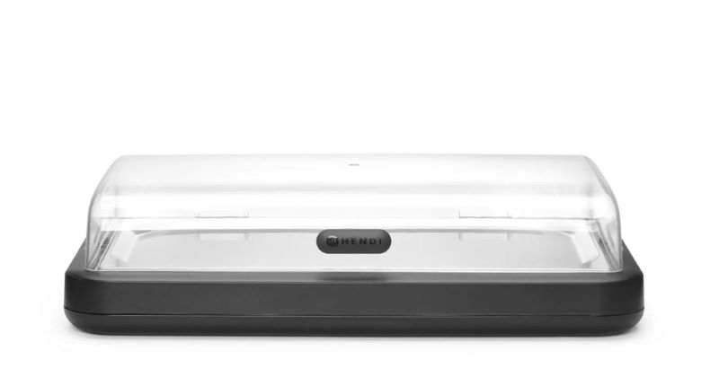 H HLADILNA VITRINA S POKROVOM UNIQ ČRNA 871904