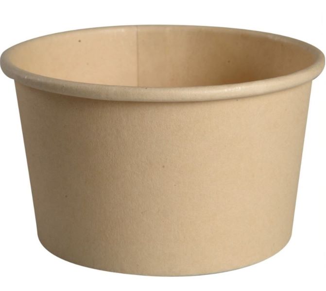 LONČEK PAPIRNATI ZA SLADOLED 50/1 250ml RJAV