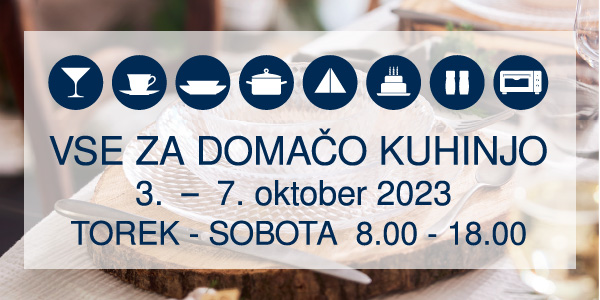Odprodaja - vse za domačo kuhinjo