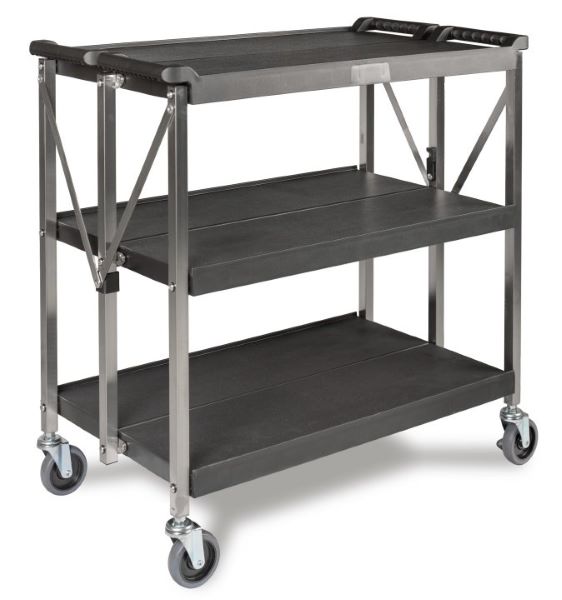 P642100 VOZIČEK SERVIRNI 3-NAD. ZLOŽLJIV