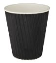 PAPIRNATI LONČEK ZA KAVO 25/1 240ml RIPPL ČRN 1999913448