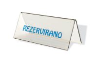 PLASTIČNI PODSTAVEK 11x6cm ''REZERVIRANO''