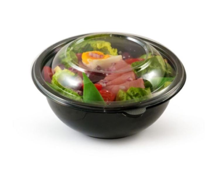 PREMIUM EMBALAŽA ZA SOLATO PET ČRNA 1000ml + POKROV 50/1