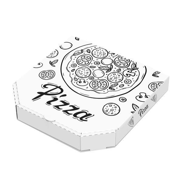 PREMIUM ŠKATLA ZA PIZZO 100/1 TISK 330x330x40mm 385