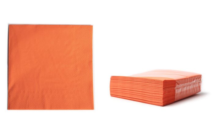 SERVIETE 2 SLOJA ORANŽNE 50/1