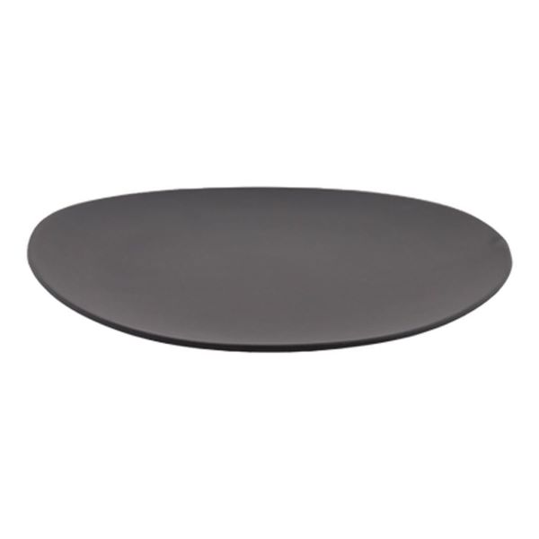 SHELL LINE KROŽNIK PLITVI MAT ANTRACIT 27,5x28,5cm 12021