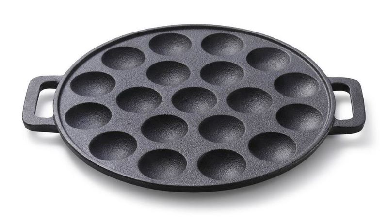 SKOTTSBERG, PONEV ZA MINI PALAČINKE, CAST IRON 24 CM, 19 LUKENJ