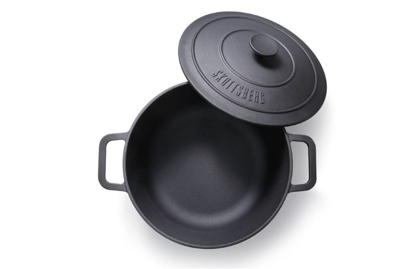 SKOTTSBERG POSODA ZA CVRTJE S POKROVOM 28 CM CAST IRON 532672