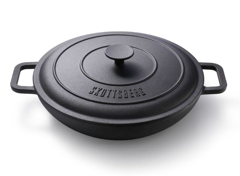 SKOTTSBERG POSODA ZA CVRTJE S POKROVOM 28cm CAST IRON 532671